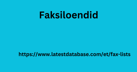 Faksiloendid