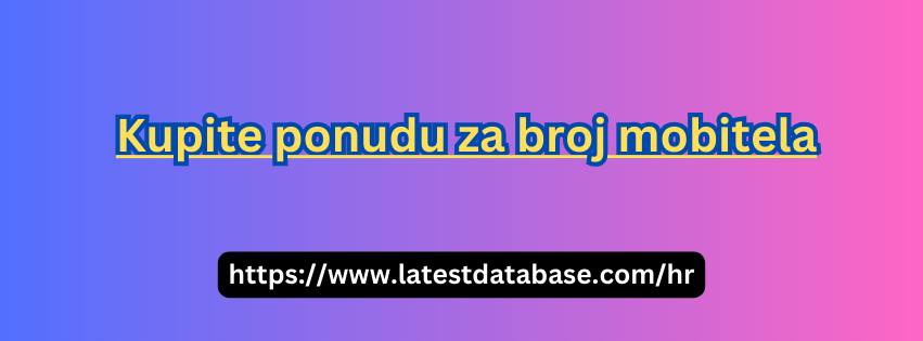 Kupite ponudu za broj mobitela