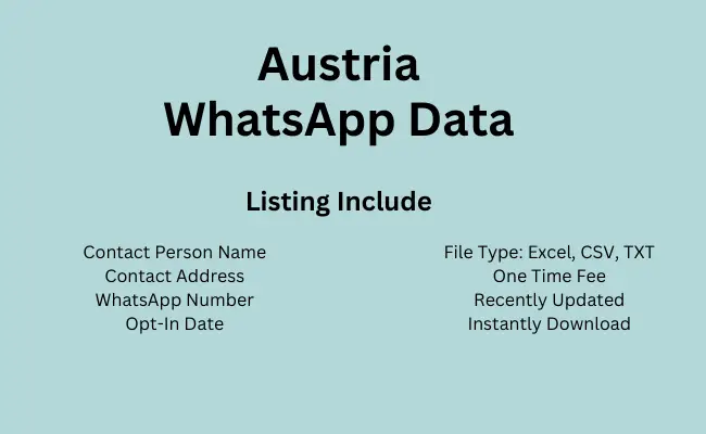 Austria whatsapp data