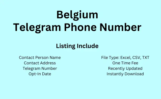 Belgium telegram phone number