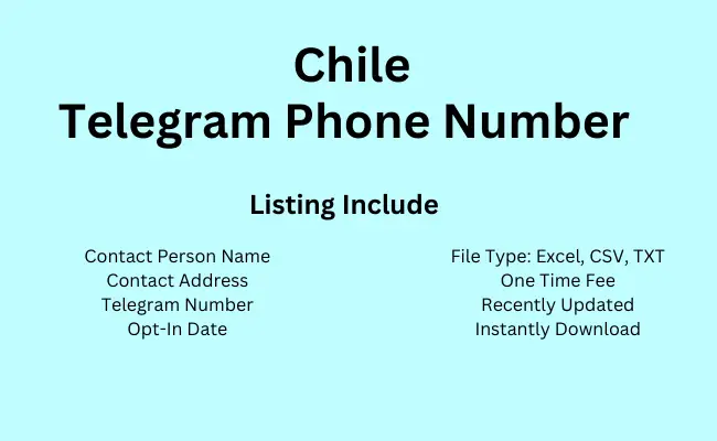 Chile telegram phone number