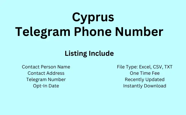 Cyprus telegram phone number