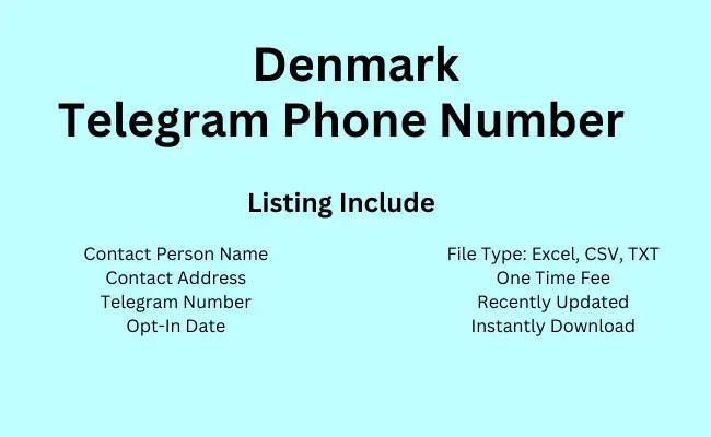 Denmark telegram phone number