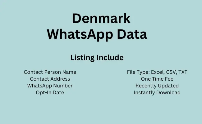 Denmark whatsapp data