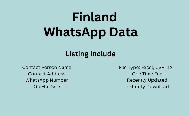 Finland whatsapp data