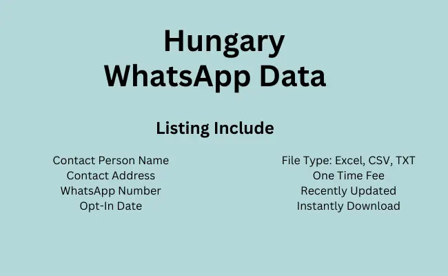 Hungary whatsapp data