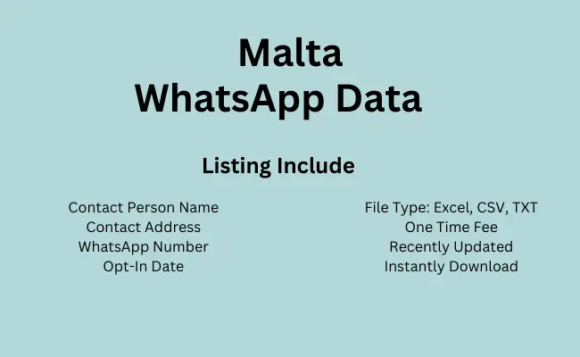 Malta whatsapp data