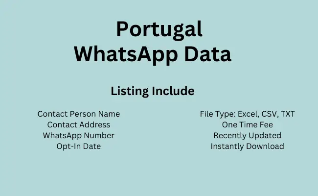 Portugal whatsapp data